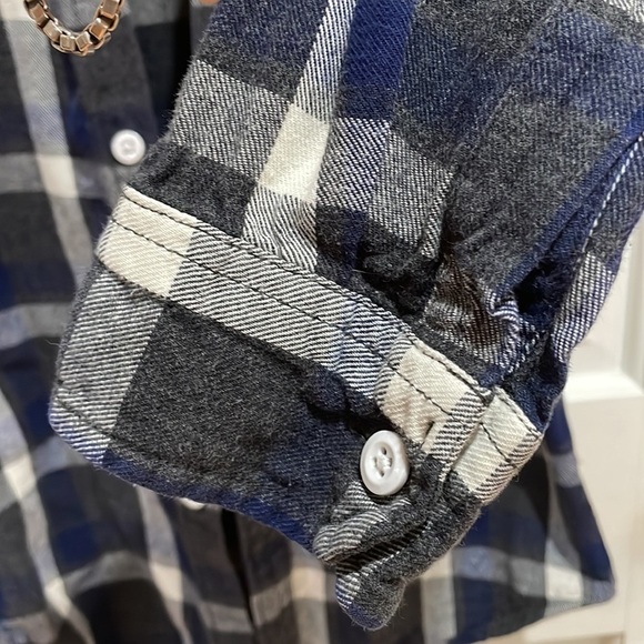 J. Crew || Sportsman's Outfitters Flannel Plaid Button Down Shirt; Size S Slim - Picture 6 of 12